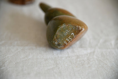 Polished Stone Bunny & Small Vase
