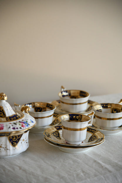 Antique Floral Part Tea Set