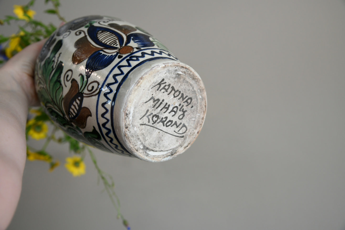 Hungarian Folk Art Vase