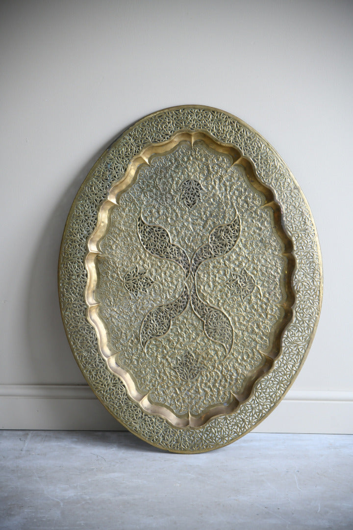 Decorative Eastern Brass Tray