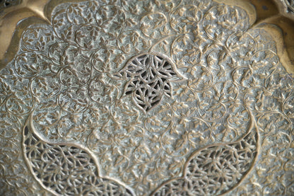 Decorative Eastern Brass Tray
