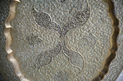 Decorative Eastern Brass Tray