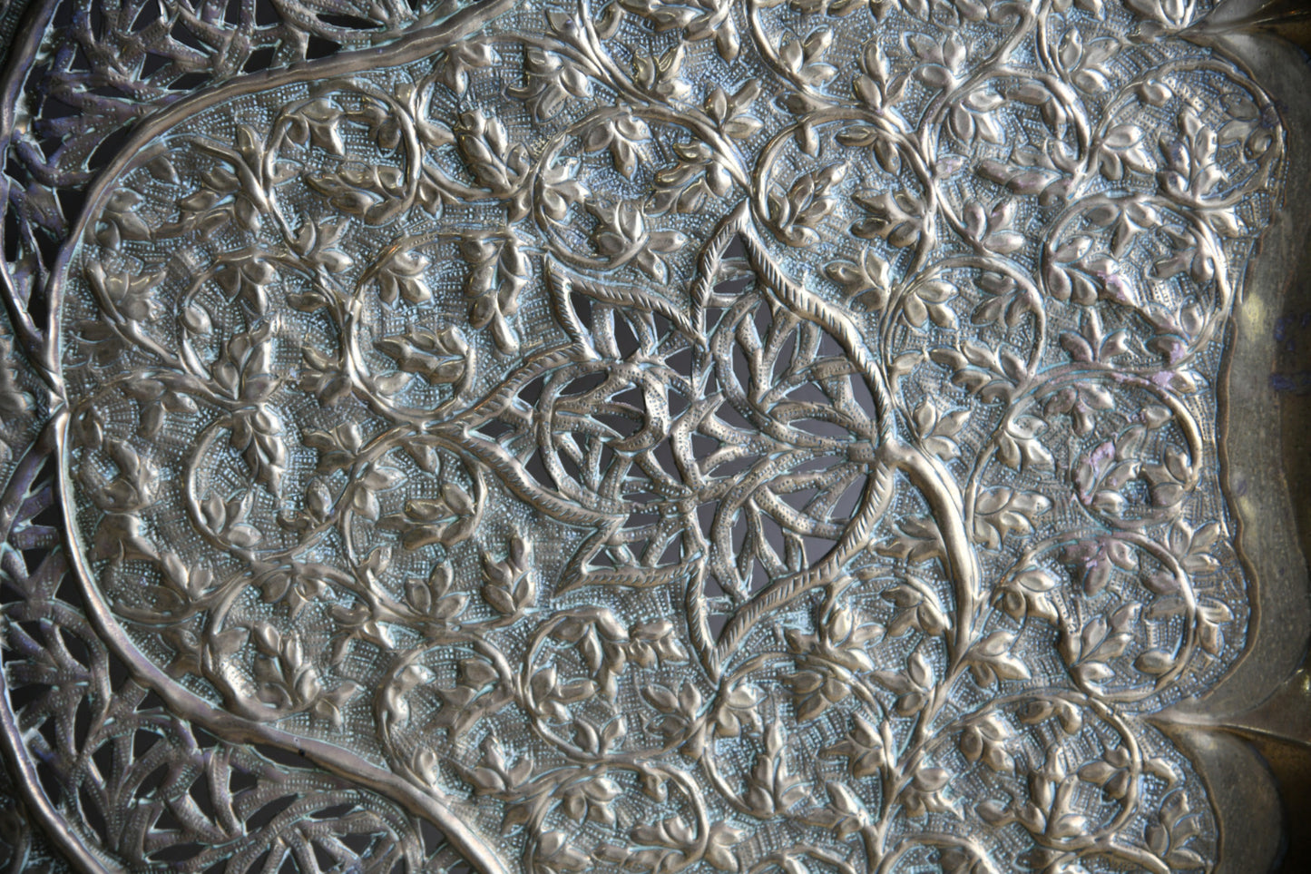 Decorative Eastern Brass Tray