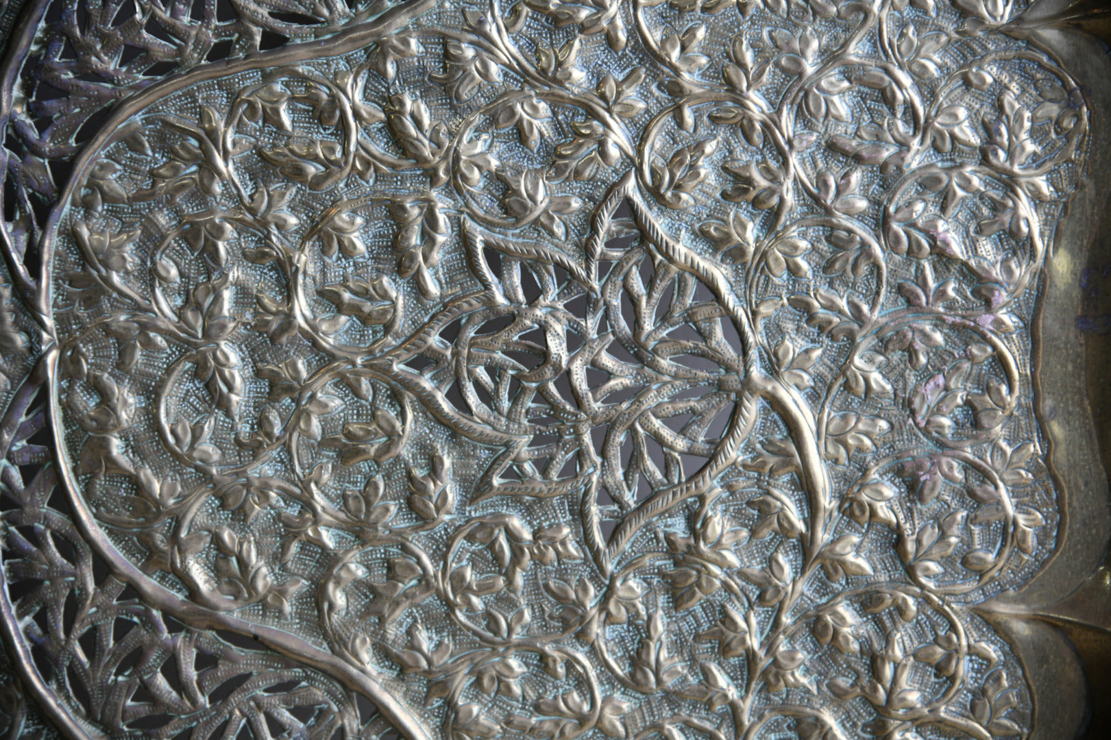 Decorative Eastern Brass Tray