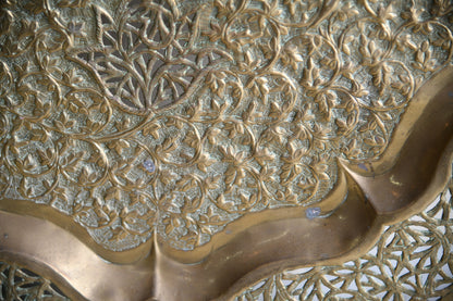 Decorative Eastern Brass Tray