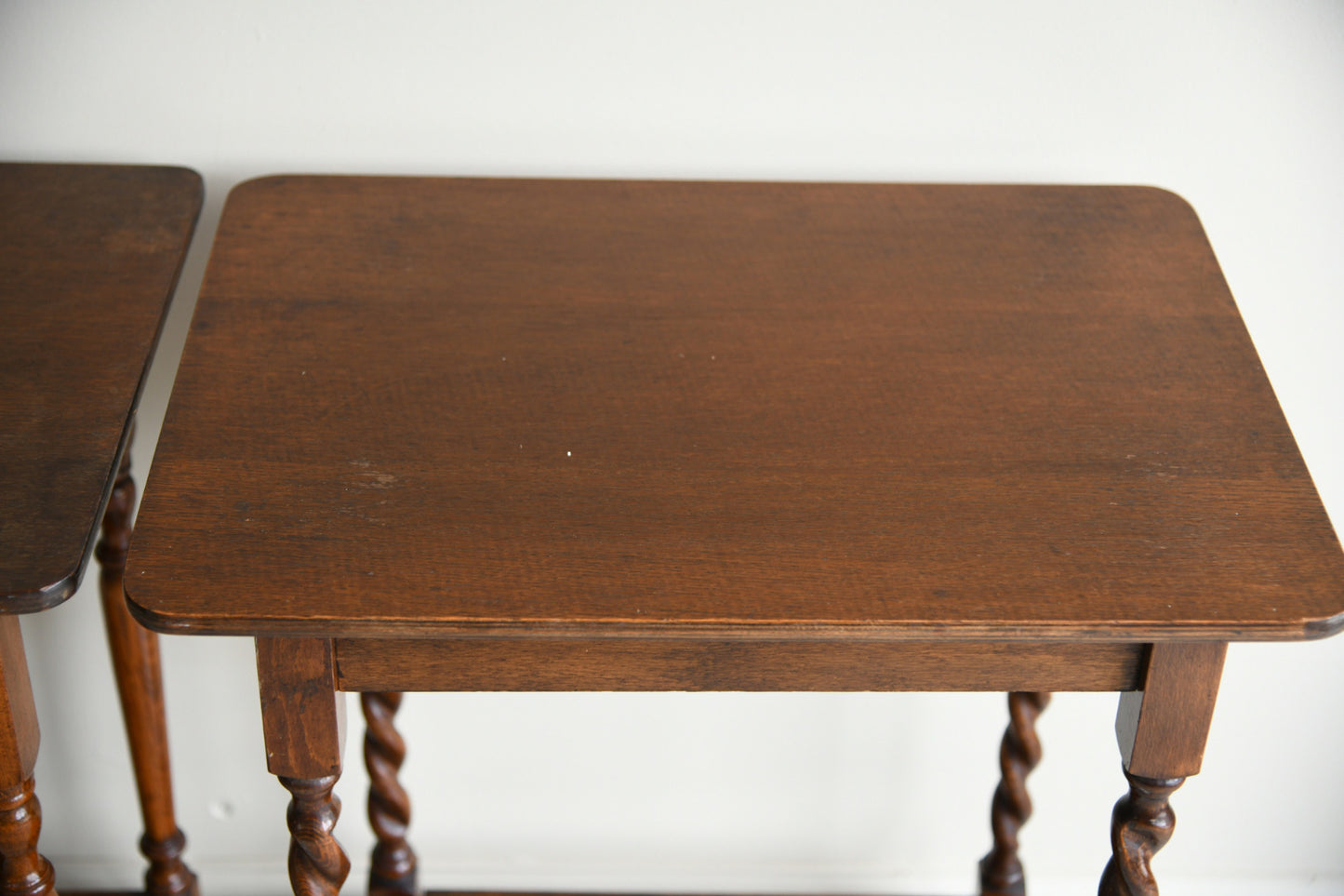 Pair Two Tier Side Tables