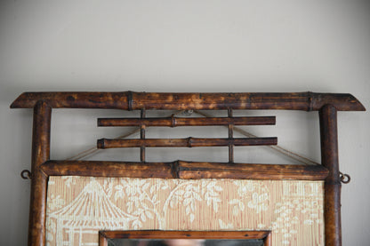 Early 20th Century Bamboo Mirror
