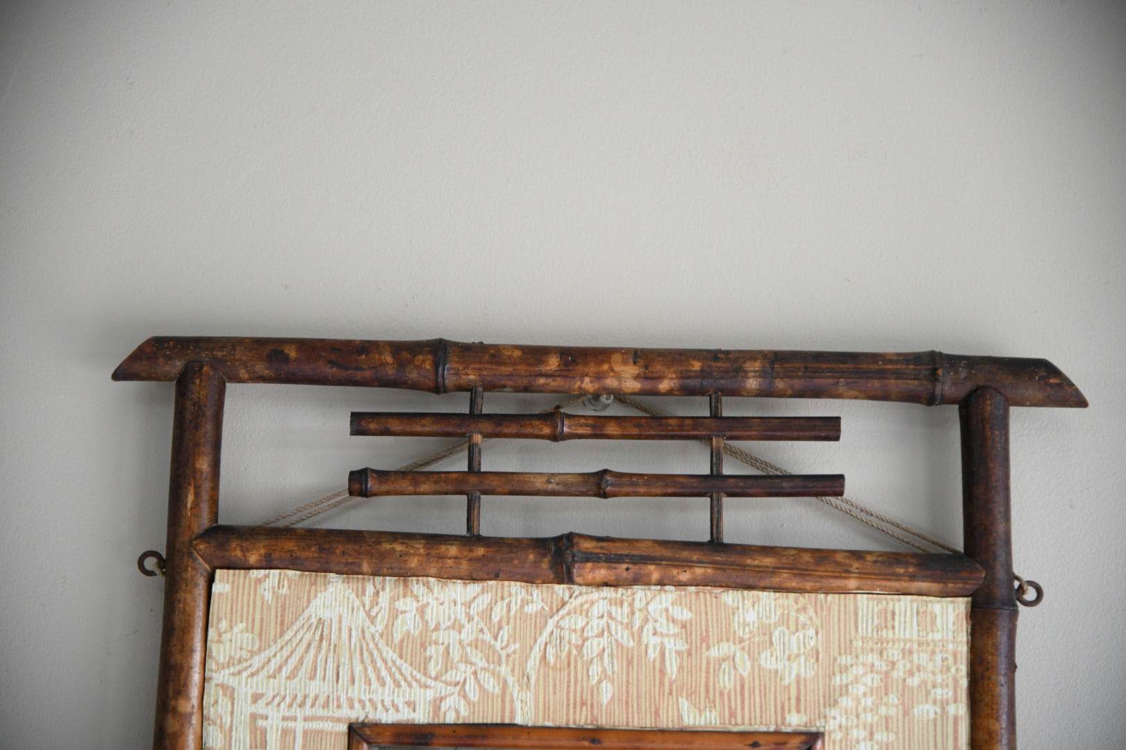 Early 20th Century Bamboo Mirror