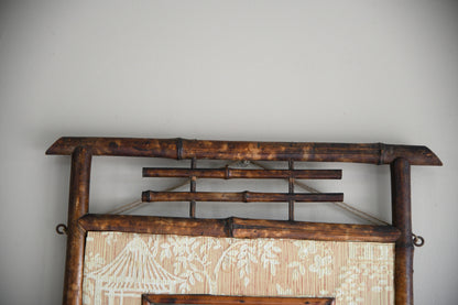 Early 20th Century Bamboo Mirror