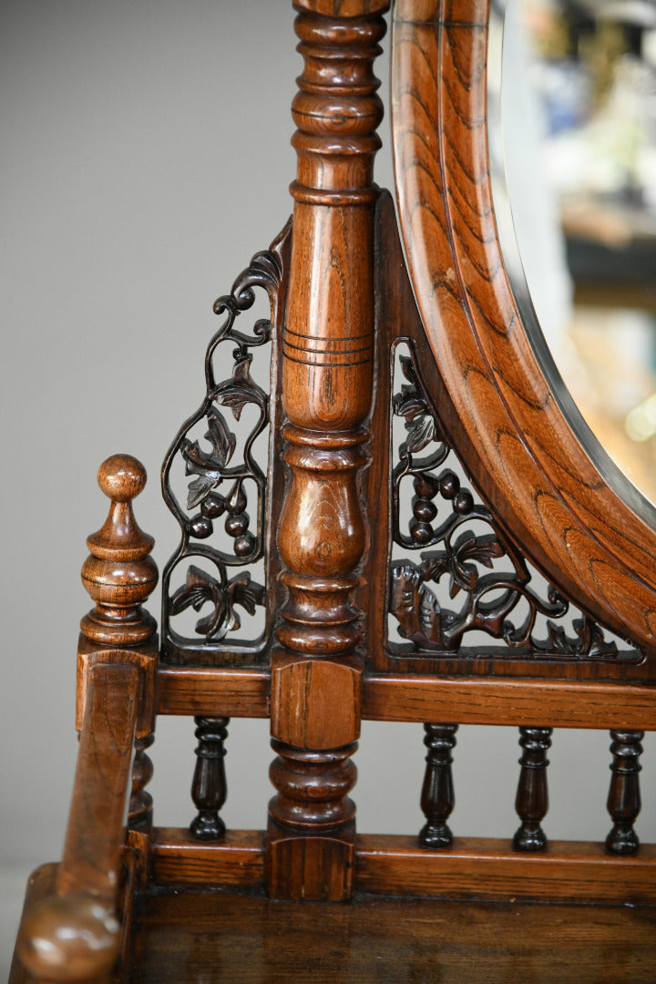 Anglo Asian Washstand Swing Mirror Back