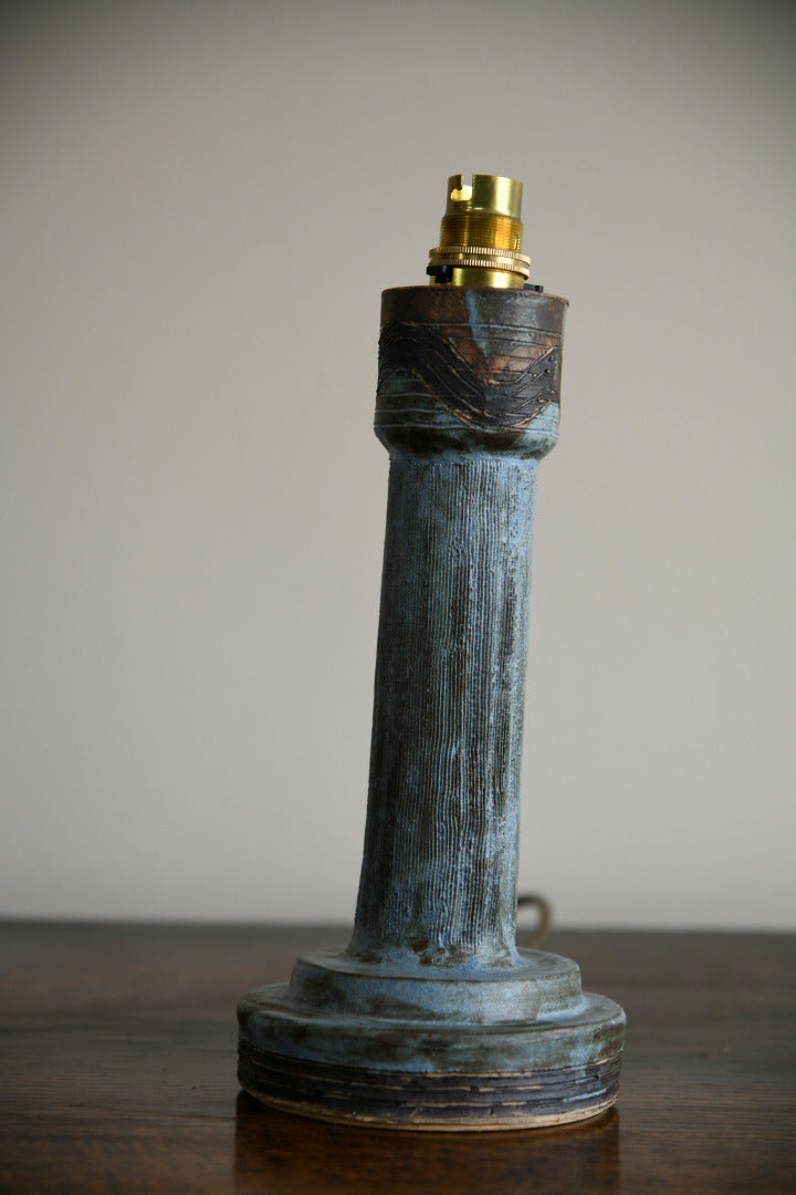 Small Studio Pottery Table Lamp