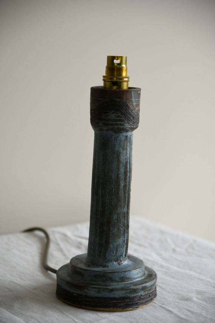 Small Studio Pottery Table Lamp