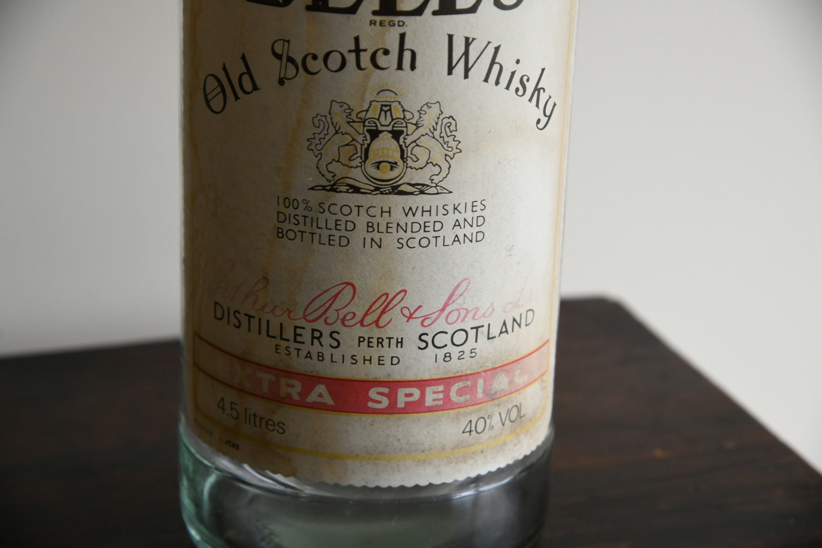 Single Bells Whisky Bottle