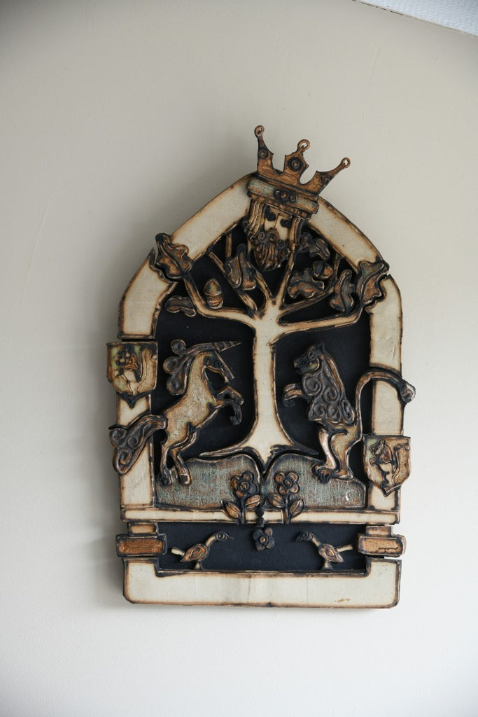 Large Pottery Wall Plaque