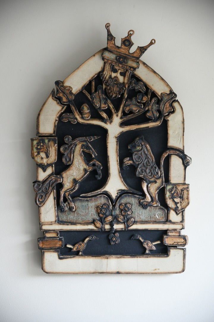 Large Pottery Wall Plaque