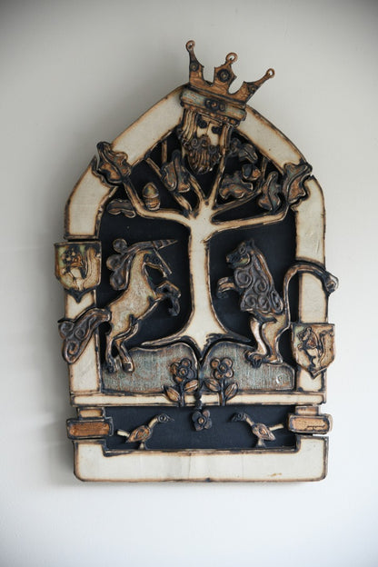 Large Pottery Wall Plaque