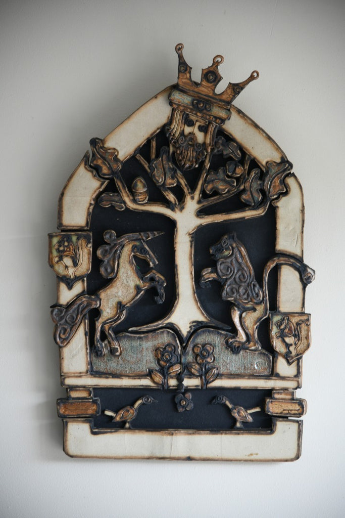 Large Pottery Wall Plaque