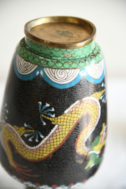 Pair Japanese Cloisonne Vase