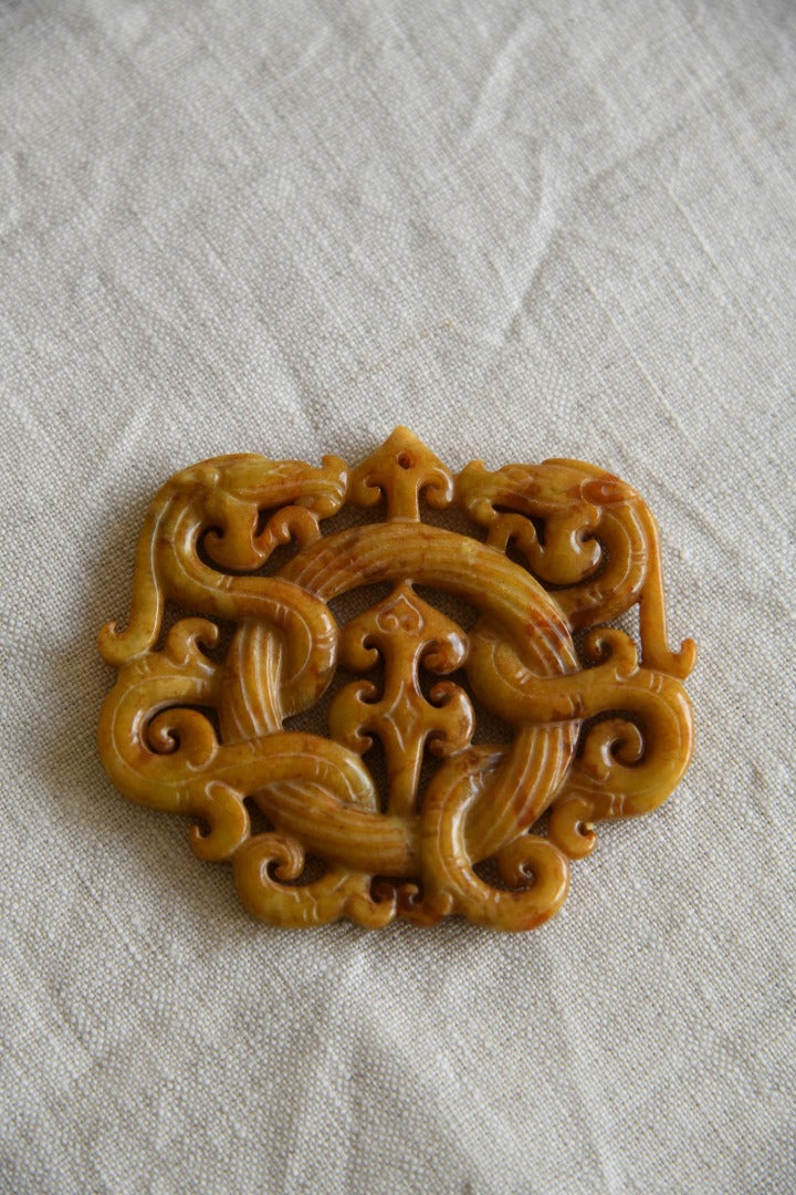 Carved Chinese Pendant