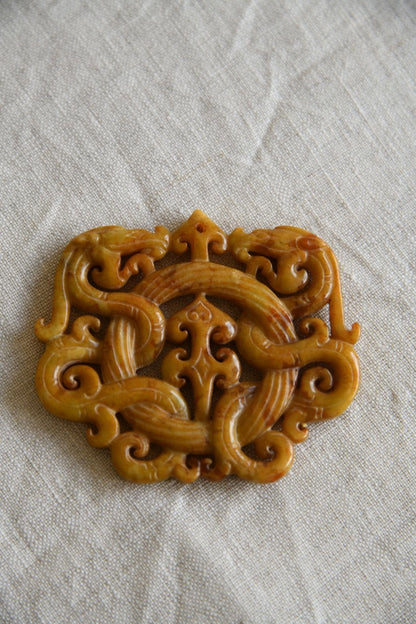 Carved Chinese Pendant