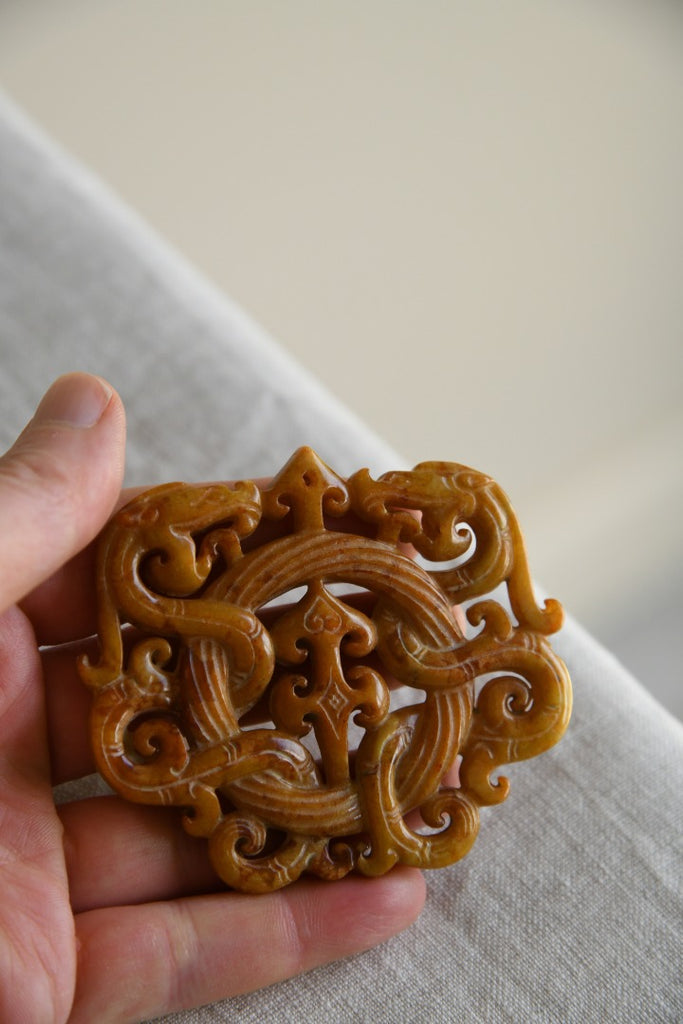 Carved Chinese Pendant