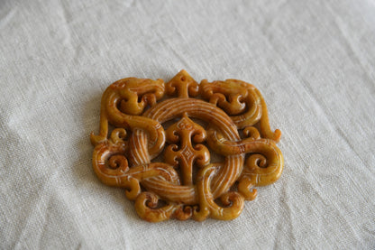 Carved Chinese Pendant