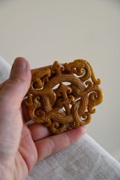 Carved Chinese Pendant