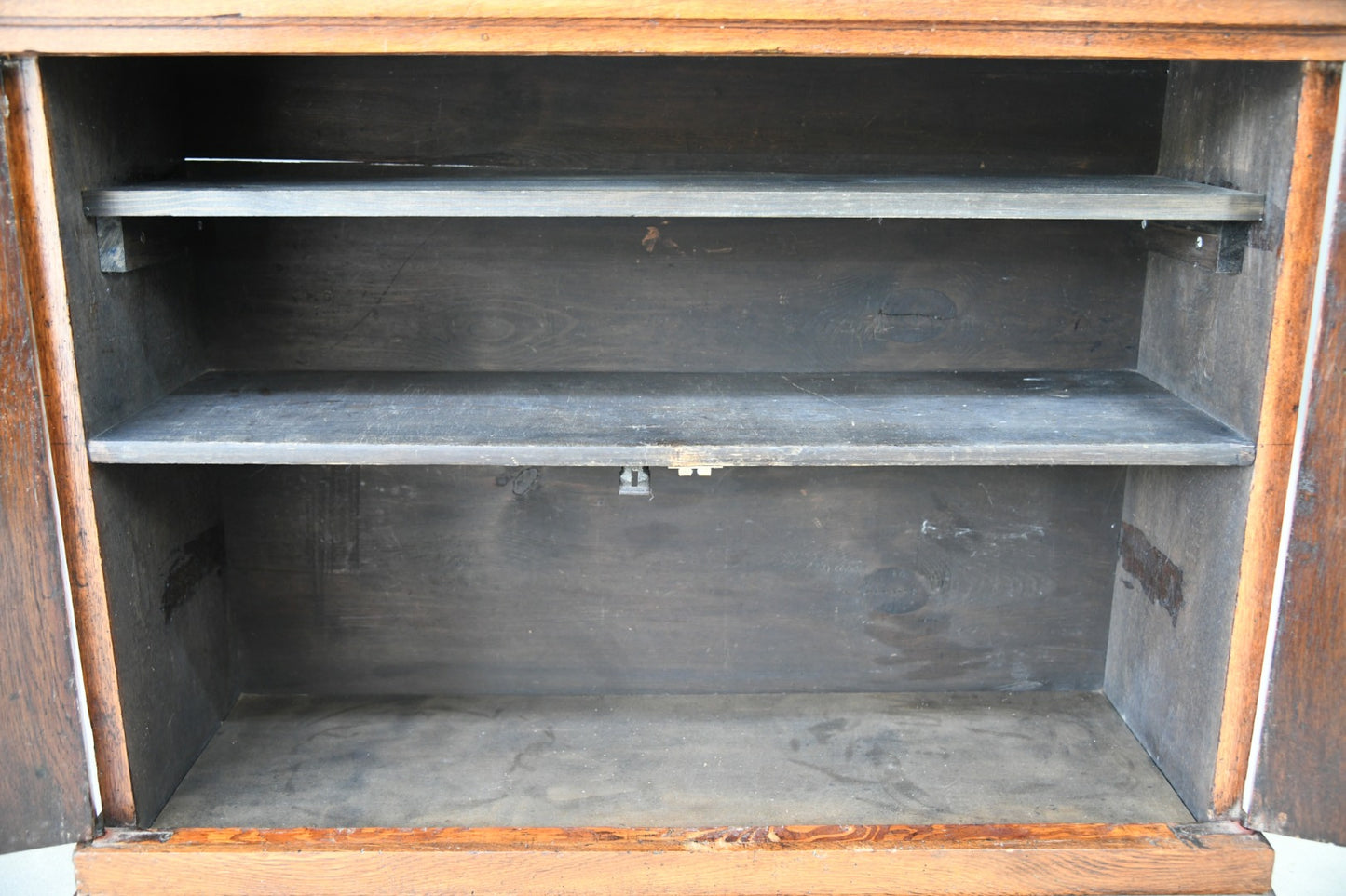 Continental Oak Marquetry Cupboard