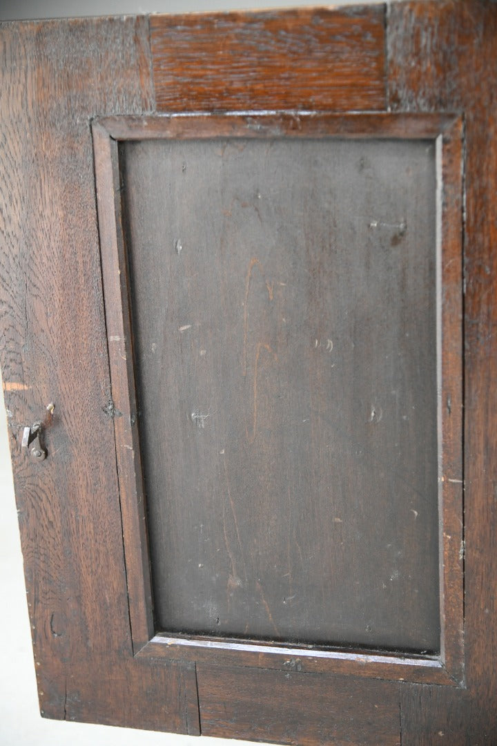 Continental Oak Marquetry Cupboard