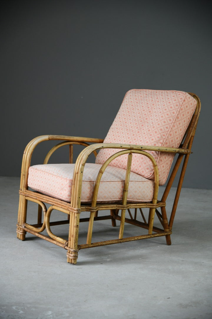 Vintage Bamboo Armchair