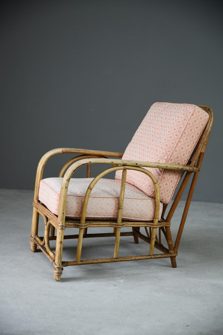 Vintage Bamboo Armchair