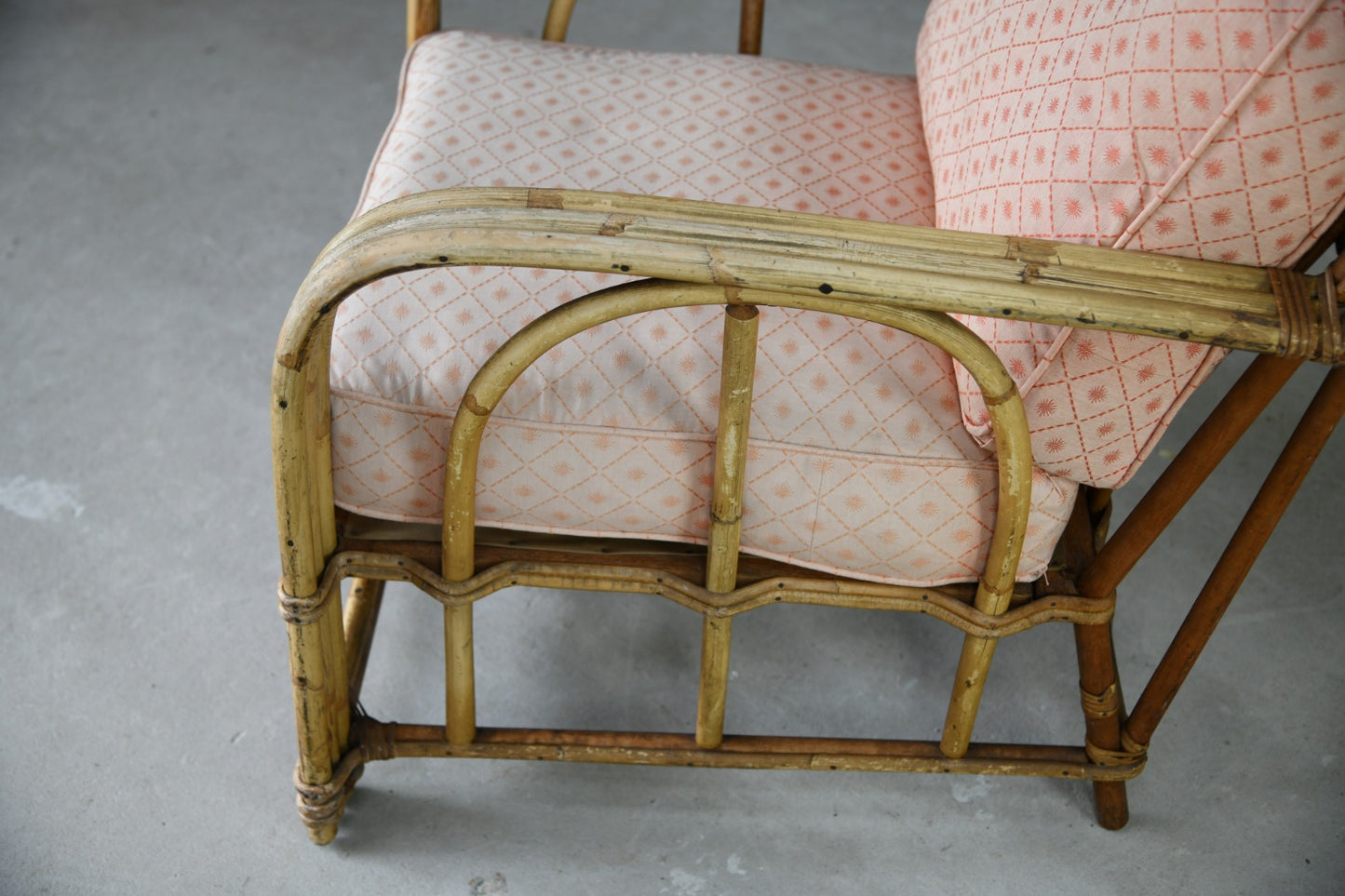 Vintage Bamboo Armchair