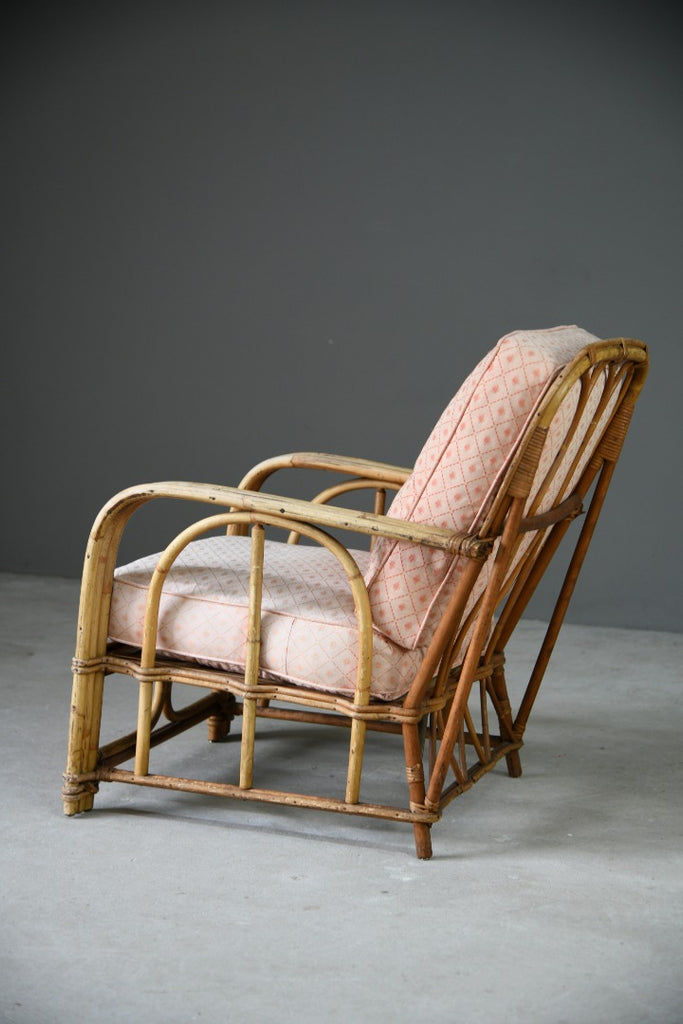 Vintage Bamboo Armchair