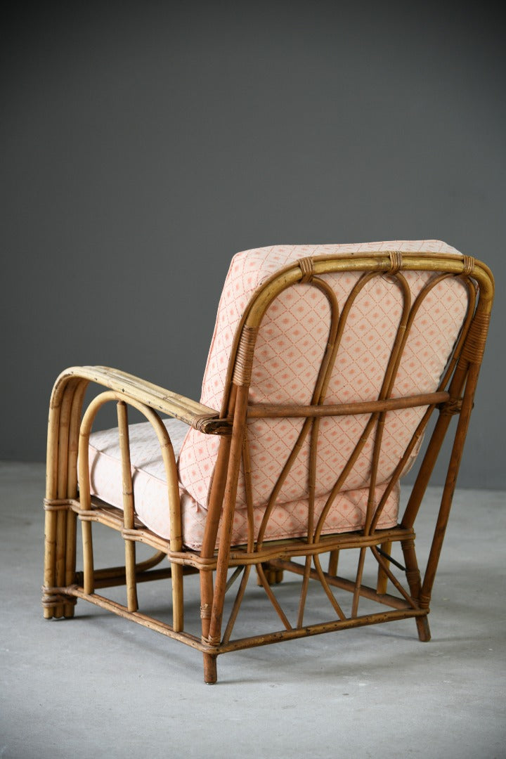 Vintage Bamboo Armchair