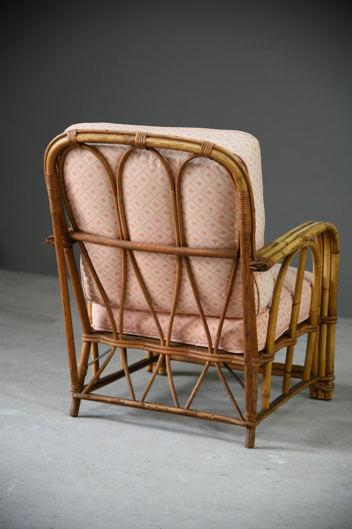 Vintage Bamboo Armchair