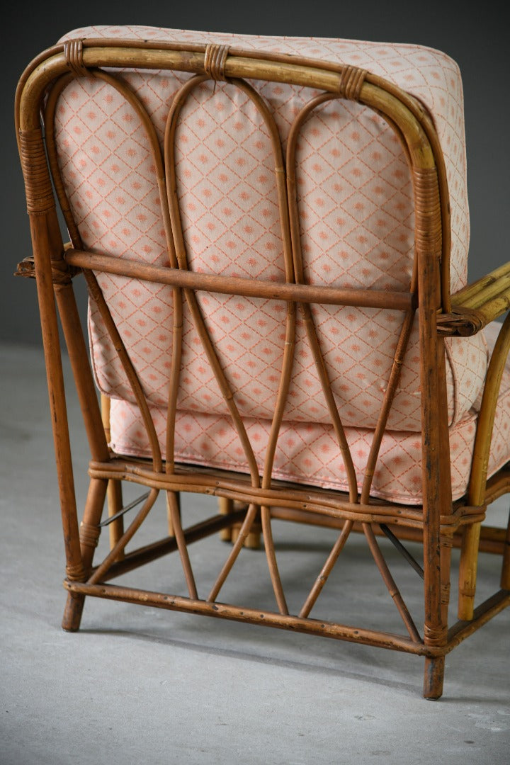 Vintage Bamboo Armchair