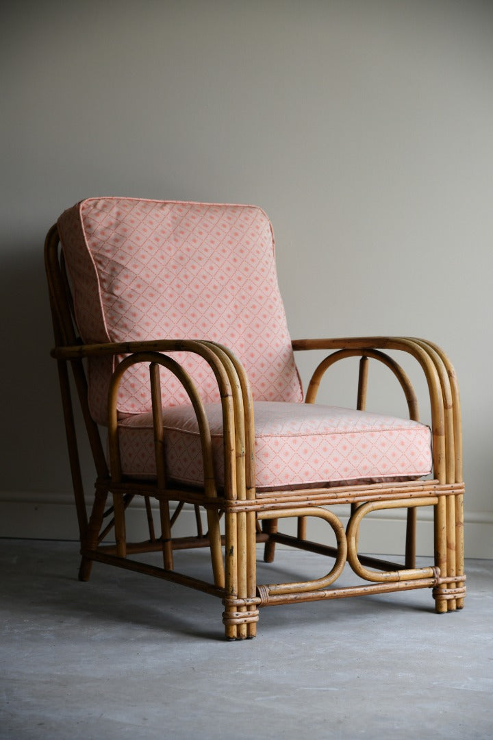 Vintage Bamboo Armchair