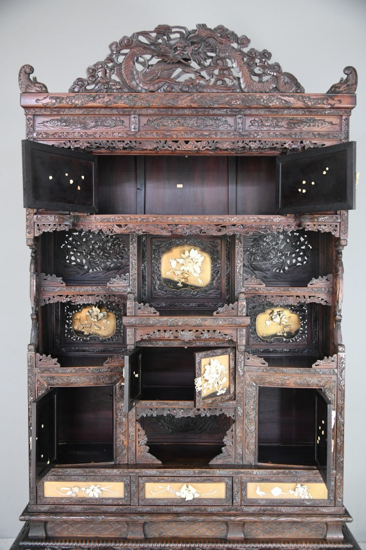 【希少！　美品！】　Traditional Japanese Furniture Japanese Shodana Cabinet – Kernow Furniture