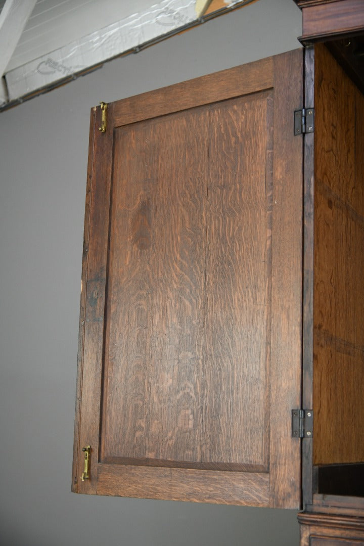 Antique Oak Hall Robe