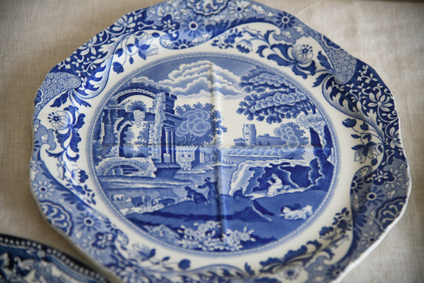 Collection of Blue & White Plates