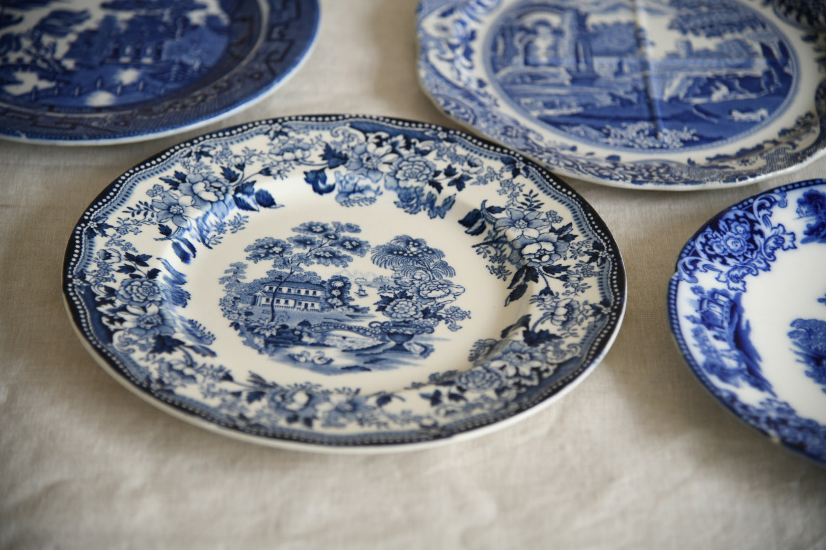 Collection of Blue & White Plates