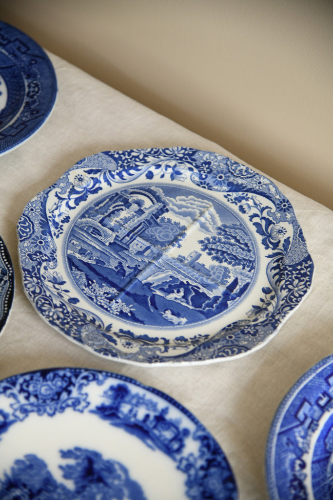 Collection of Blue & White Plates
