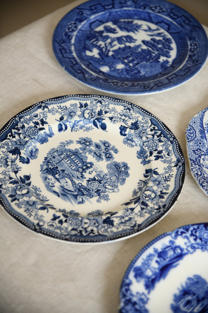Collection of Blue & White Plates
