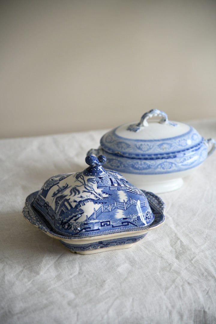 Blue & White Tureens