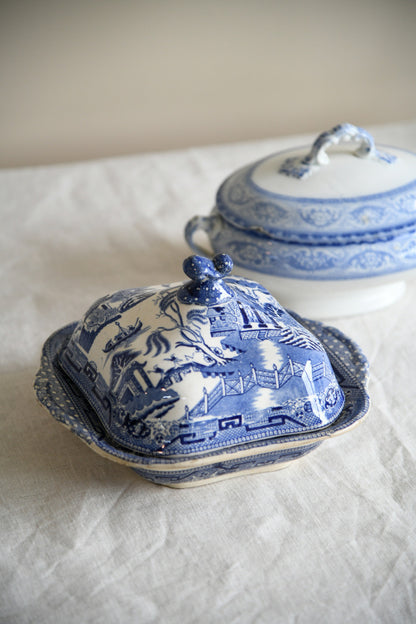 Blue & White Tureens