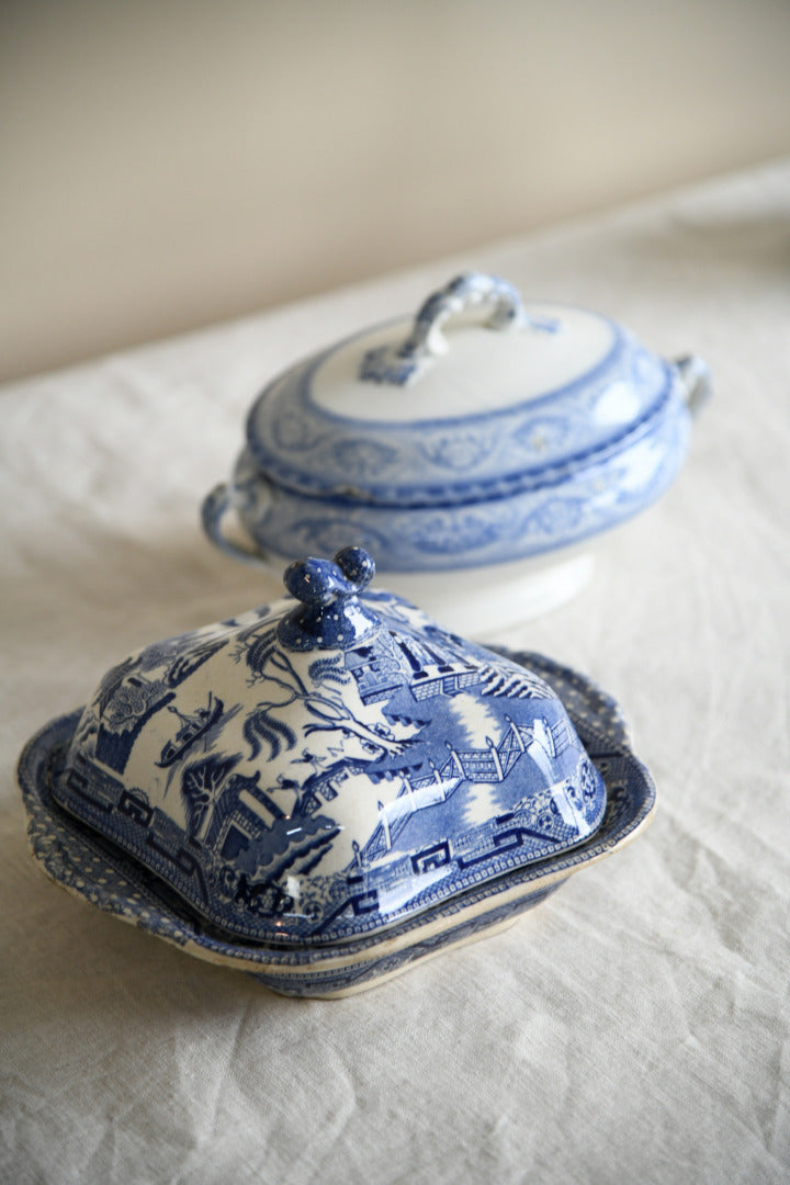 Blue & White Tureens