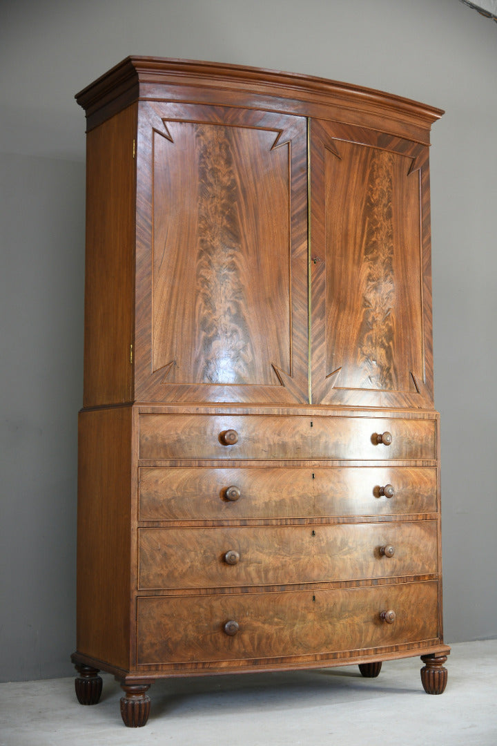 Regency Mahogany Linen Press