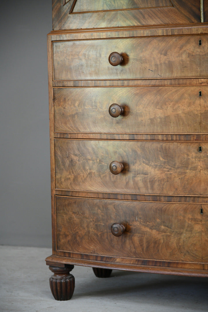 Regency Mahogany Linen Press