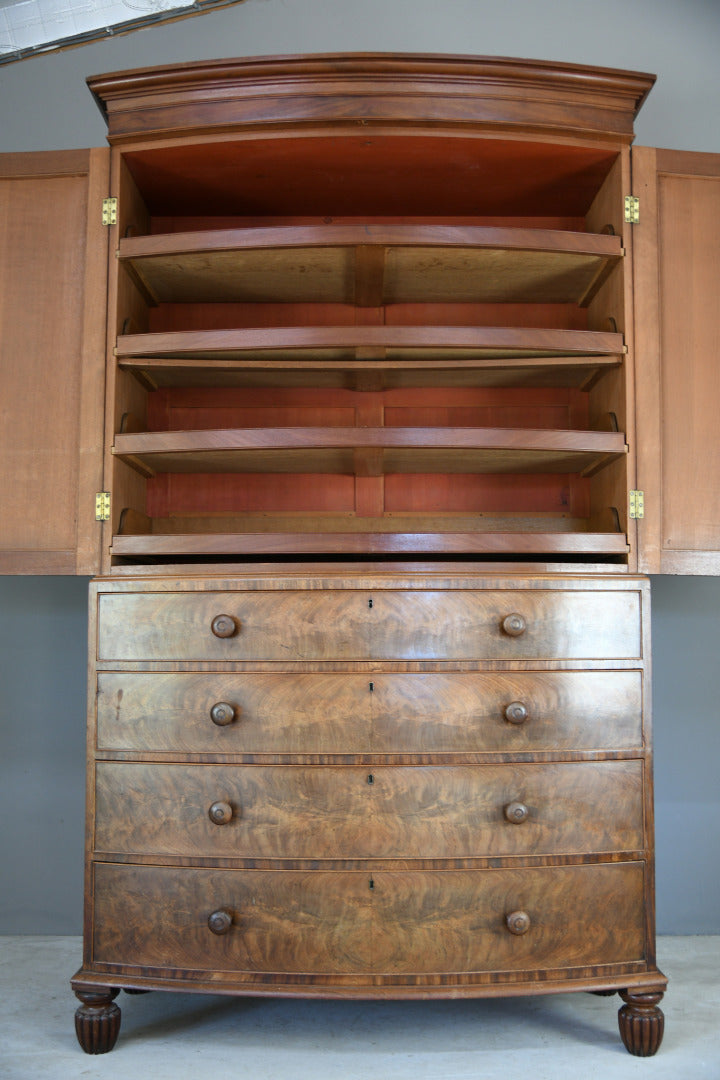 Regency Mahogany Linen Press