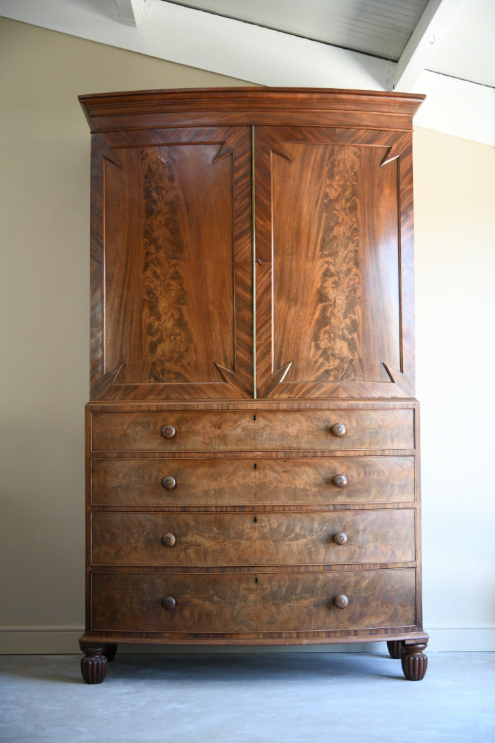 Regency Mahogany Linen Press